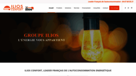 What Ilios-confort.fr website looked like in 2019 (4 years ago)