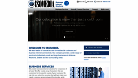 What Isomedia.com website looked like in 2019 (4 years ago)