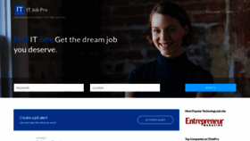 What Itjobpro.com website looked like in 2019 (4 years ago)