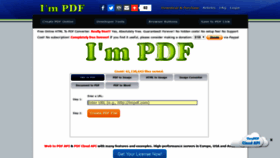 What Impdf.com website looked like in 2019 (4 years ago)