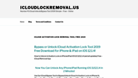 What Icloudlockremoval.us website looked like in 2019 (4 years ago)