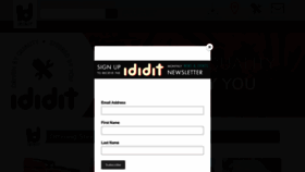 What Ididit.com website looked like in 2019 (4 years ago)