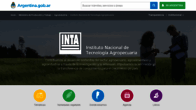 What Inta.gov.ar website looked like in 2019 (4 years ago)