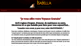 What Isabella.fr website looked like in 2019 (4 years ago)
