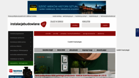 What Instalacjebudowlane.pl website looked like in 2019 (4 years ago)