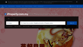 What Iproperty.com.my website looked like in 2019 (4 years ago)