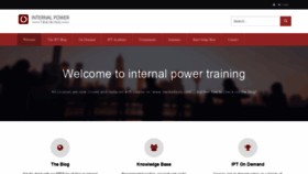 What Internalpowertraining.com website looked like in 2019 (4 years ago)