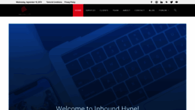 What Inboundhype.com website looked like in 2019 (4 years ago)