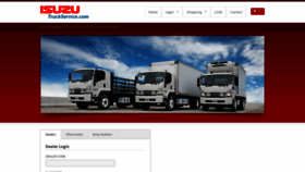 What Isuzutruckservice.com website looked like in 2019 (4 years ago)