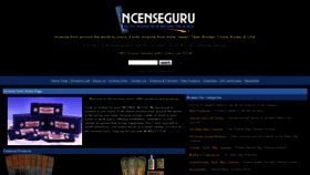 What Incenseguru.com website looked like in 2019 (4 years ago)