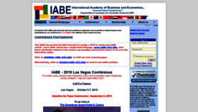 What Iabe.com website looked like in 2019 (4 years ago)