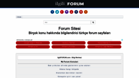What Ilgiliforum.com website looked like in 2019 (4 years ago)