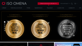 What Isoomena.fi website looked like in 2019 (4 years ago)