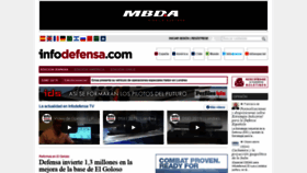 What Infodefensa.com website looked like in 2019 (4 years ago)