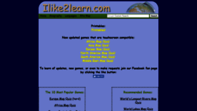 What Ilike2learn.com website looked like in 2019 (4 years ago)