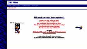 What Idicmind.com website looked like in 2019 (4 years ago)