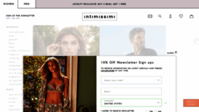 What Intimissimi.ca website looked like in 2019 (4 years ago)