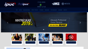 What Ipuc.edu.br website looked like in 2019 (4 years ago)