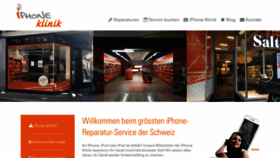 What Iphone-klinik.ch website looked like in 2019 (4 years ago)