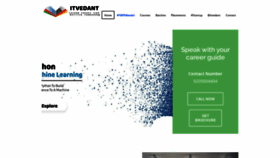 What Itvedant.com website looked like in 2019 (4 years ago)