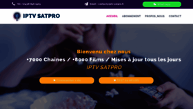 What Iptv-satpro.fr website looked like in 2019 (4 years ago)