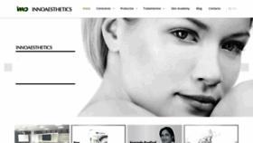 What Innoaesthetics.com website looked like in 2019 (4 years ago)