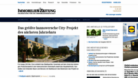 What Immobilien-zeitung.de website looked like in 2019 (6 years ago)