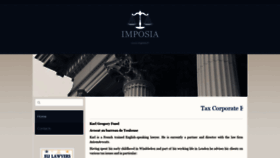 What Imposia.fr website looked like in 2019 (4 years ago)