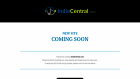 What Indiecentral.com website looked like in 2019 (4 years ago)