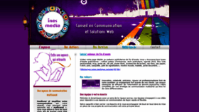 What Inesmedia.com website looked like in 2019 (4 years ago)