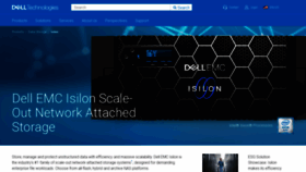 What Isilon.com website looked like in 2019 (4 years ago)