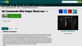 What Igi-commando-elite-sniper-ghost-war-ios.soft112.com website looked like in 2019 (4 years ago)