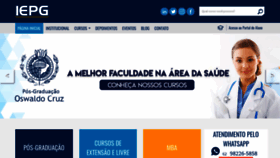 What Iepgcursos.com.br website looked like in 2019 (4 years ago)