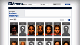 What Indiana.arrests.org website looked like in 2019 (5 years ago)