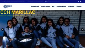 What Institutomarillac.edu.mx website looked like in 2019 (4 years ago)
