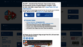 What Ijcrt.com website looked like in 2019 (4 years ago)