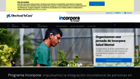 What Incorpora.org website looked like in 2019 (4 years ago)