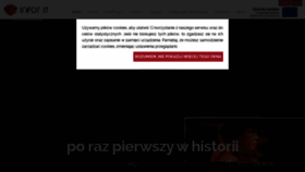 What Inforit.pl website looked like in 2019 (4 years ago)