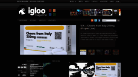 What Igloomag.com website looked like in 2019 (4 years ago)