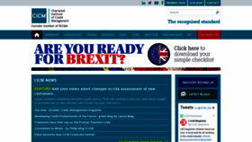What Icm.org.uk website looked like in 2019 (4 years ago)