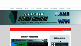 What Illinoisstormchasers.com website looked like in 2019 (4 years ago)