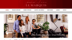 What Immobiliere-lemarquis.fr website looked like in 2019 (4 years ago)