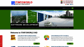 What Itinfoworld.in website looked like in 2019 (4 years ago)