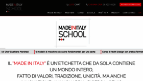 What Italiangeniusacademy.com website looked like in 2019 (4 years ago)
