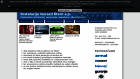 What Instalacije-stern.si website looked like in 2019 (4 years ago)