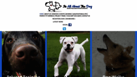 What Itsallaboutthedog.co.uk website looked like in 2019 (4 years ago)