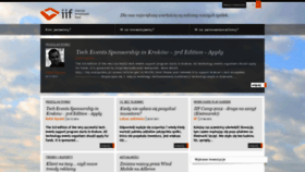 What Iif.pl website looked like in 2019 (4 years ago)