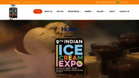 What Indianicecreamcongress.in website looked like in 2019 (4 years ago)