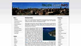 What Italien-reise-info.de website looked like in 2019 (4 years ago)