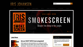 What Irisjohansen.com website looked like in 2019 (4 years ago)